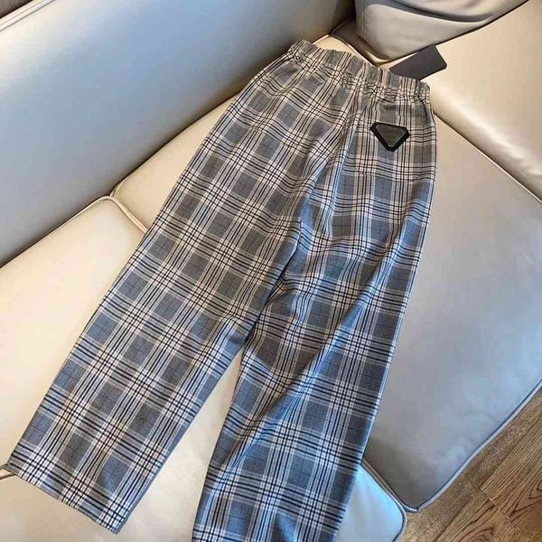 

casual pants xiaozhongchao british style wide leg triangle embellishment loose drawstring, Black;white
