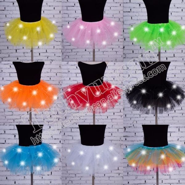 

party decoration the music festival is an amazing dress for women. fashion led light and tight money tutu skirt loose