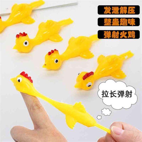 

creative launch turkey fun trick ejection chicken decompression new strange finger catapult toys