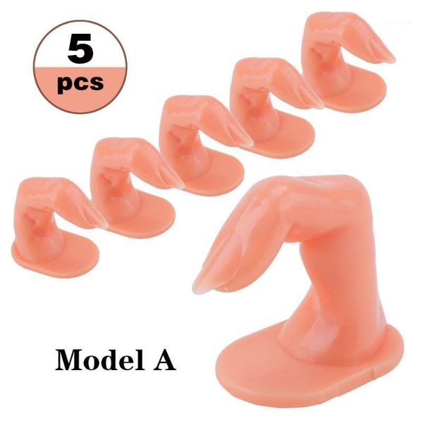 

/ 10pcs professional fake nail art model practice training finger plastic manicure tips display salon tools1, Red;gold