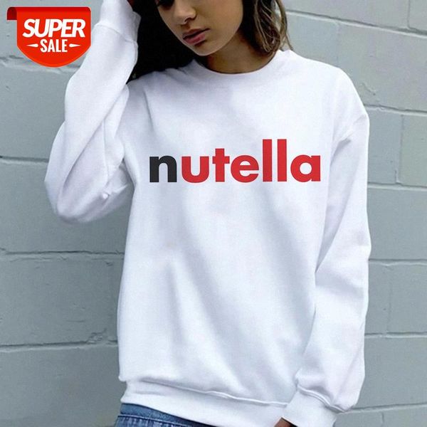 

2076-15 ladies fashion pullover sweater round neck printed long sleeve shirt #jt9f, Black