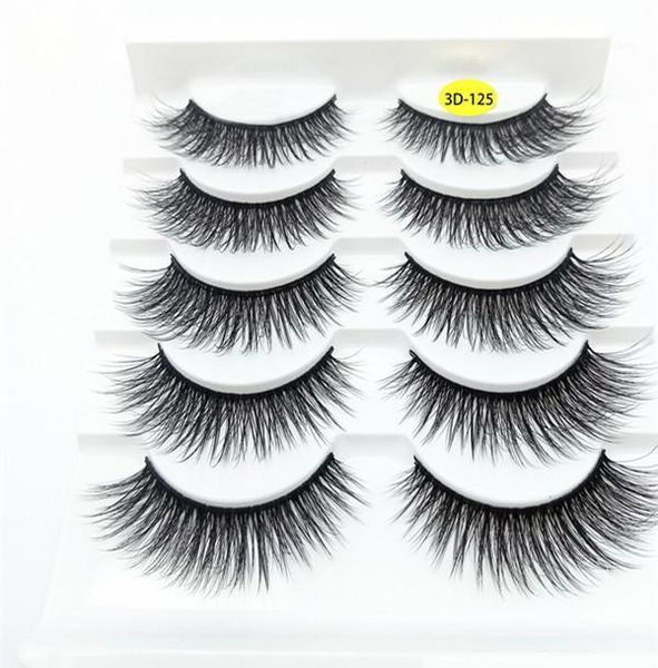 

pairs of natural 3d false eyelashes makeup kit mink eyelash extension1