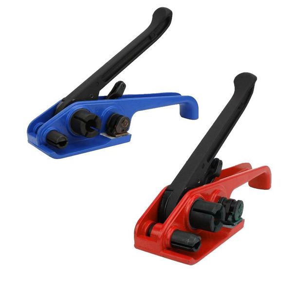

machining manual tape strapping tensioner blue/red sealless combination tool binding for 16~19mm pet/pp
