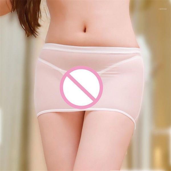 

skirts women high cut tight pencil skirt ice silk see through micro mini transparent night club fantasy erotic wear f9, Black