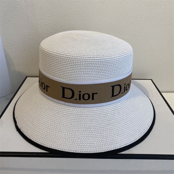 

d excllent's same straw hat summer new eaves hat simple fisherman's hats fashion street auction beach fisherman's hats zy