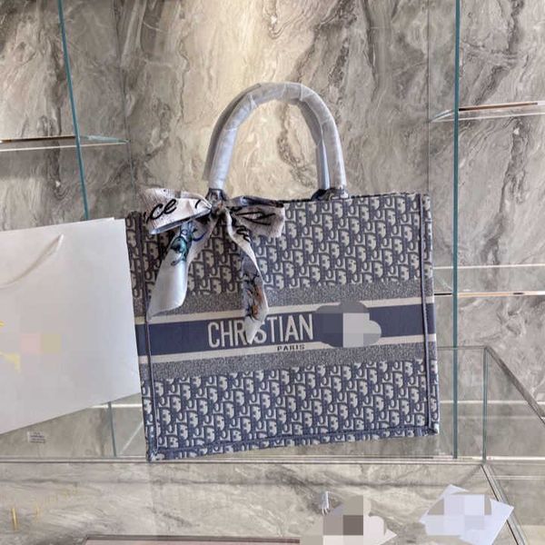 

2021 new embroidery letter shopping bag tote canvas women's bag zly zly