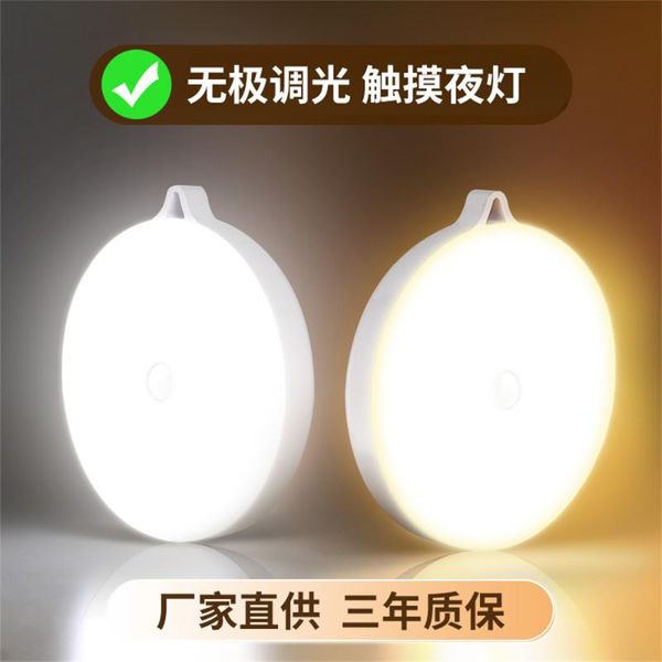 

night lights 2pcs chargeable led light sound control lamp warm white under cabinet closet wardrobe bedroom kitchen stairs lighting