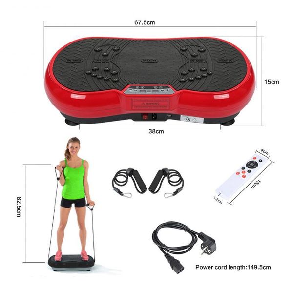 

electric massagers magnetic therapy vibration machine exercise platform massager body fitness remote equipment with bluetooth