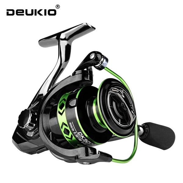 

baitcasting reels deukio metal fishing spinning reel 5.2:1 high speed 1bb max drag 12kg spool wheel coil dk2000-7000 saltwater tackle
