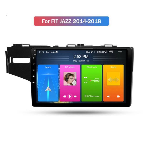 Auto DVD Player Autoradio System 2 Din Android 10 Radio con GPS per Honda Fit Jazz 2014-2018