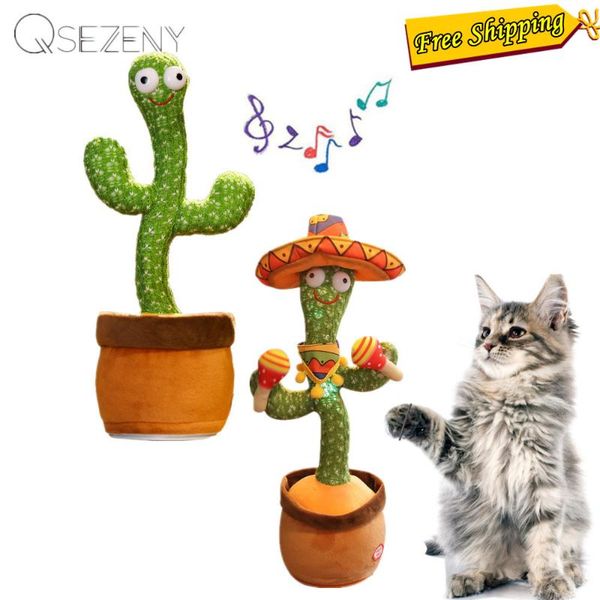 

cat toys dancing cactus speak electronic plush twisting singing dancer talking novelty funny music luminescent