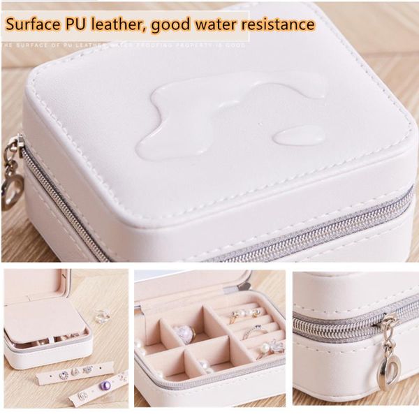 

jewelry storage box earrings earring travel portable exquisite and compact bags