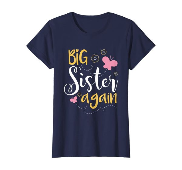 

Big sister again T-shirt - Sibling older daughter shirt gift, Mainly pictures