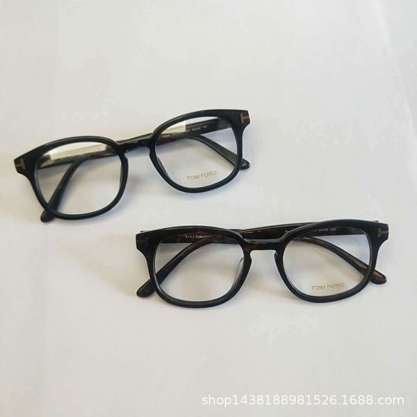 

spectacle plate and women's myopia spectacle frame, White;black