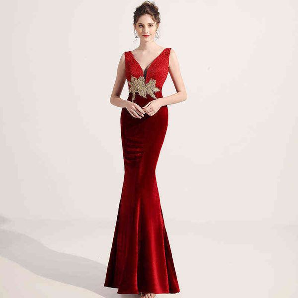 

luxury prom dresses nightclub evening deep v and slim night performance double women's temperament low cht exposed shoulder bag, Black