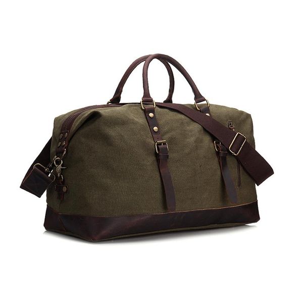 

duffel bags luufan casual duffle bag canvas travelling handbag with leather handle 17 inch laptravel carry on shoulder zipper