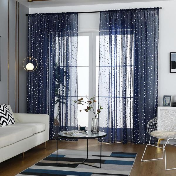 

curtain & drapes translucent window bronzing polyester elegant voile for decoration