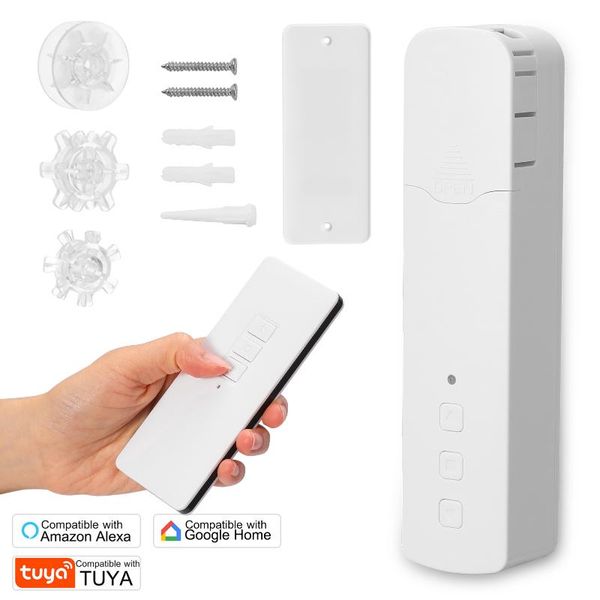

smart home control tuya life wifi motorized chain roller blinds drive motor electric curtain compatible with alexa google m515egwt