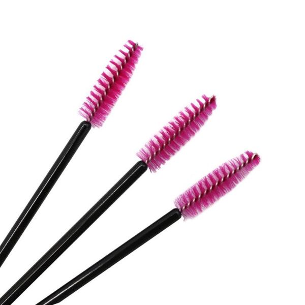 

pcs disposable nylon mini portable color eyelash curler grafting brush comb glitter beauty makeup brushes
