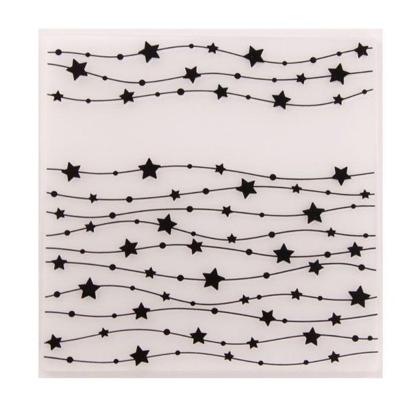 

craft tools stars plastic embossing folder template diy scrapbook po card making