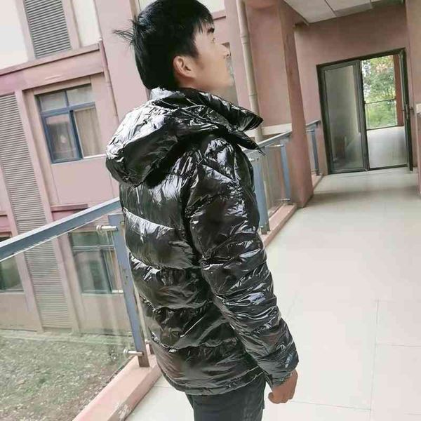 

fashion men down coats women casual winter ets hooded thick warm parkas male outerwear waterproof windproof zipper, Black