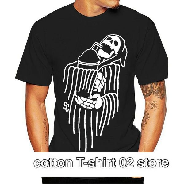

men's t-shirts 2021 year t-shirt fashion slushcult reaper blackwomen, White;black