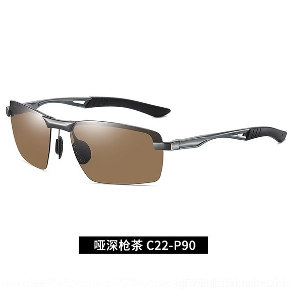 

keo cycling outdoor men's aluminum magnesium leg half frame polarized eyeglass fishing 3391 driver's sunglasseswomen's sungla, White;black