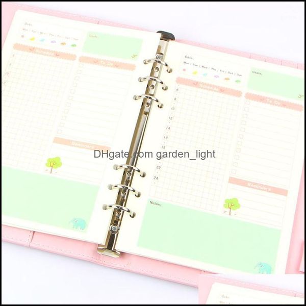 Note Blocchi per appunti Forniture Ufficio Scuola Business Industriale Blocchi per appunti Estate Cute Series Notebook Filler Papers A5 / A6 Colour Inner Core Planner