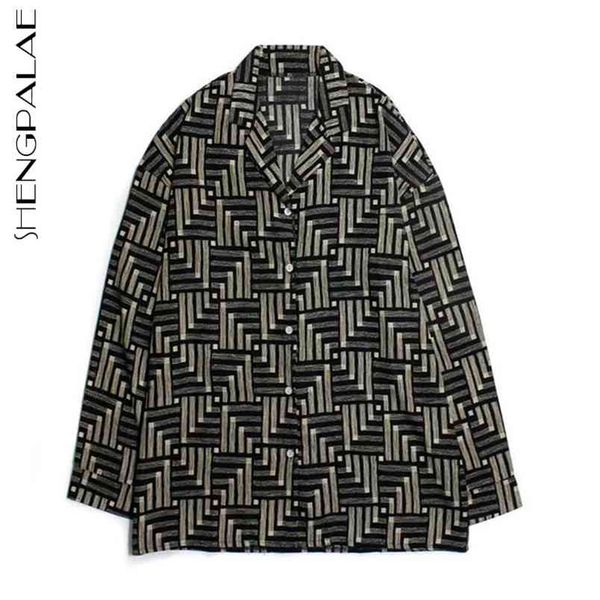 

harajuku printed blouse women's spring lapel large size single breasted long sleeve shirt female 5c63701 210427, White