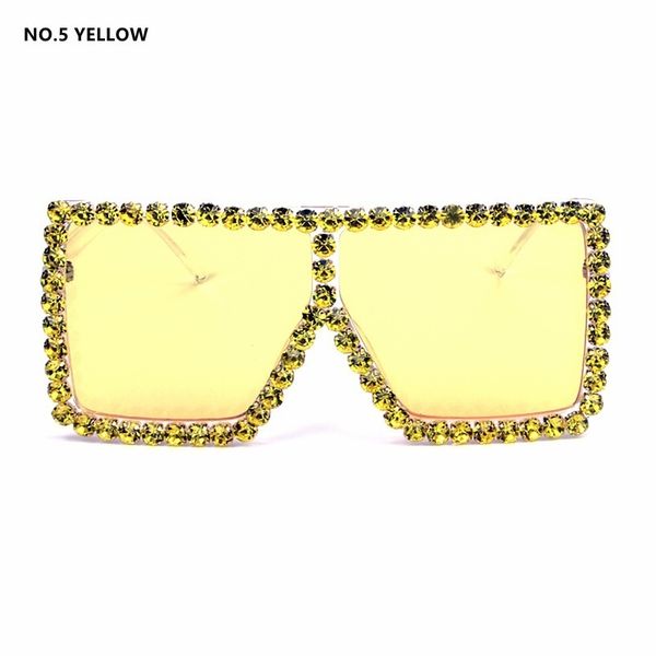 

square diamond color sunglasses women's platform sunglasses women, White;black