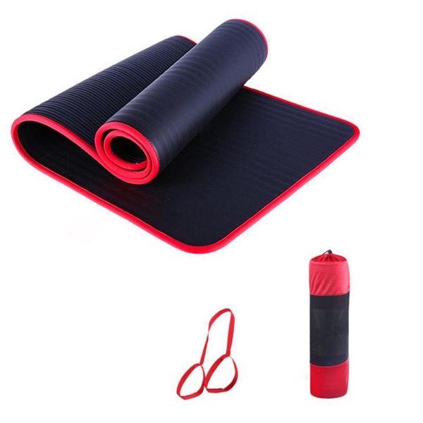 

yoga mats women men solid non slip carpet mat for beginner anti-skid sports fitness exercise gym thickened