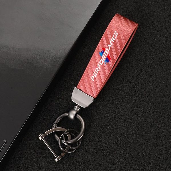 

keychains for e90 e60 f30 f31 car accessories high-grade leather keychain 360 degree rotating horseshoe buckle jewelry key rings, Silver
