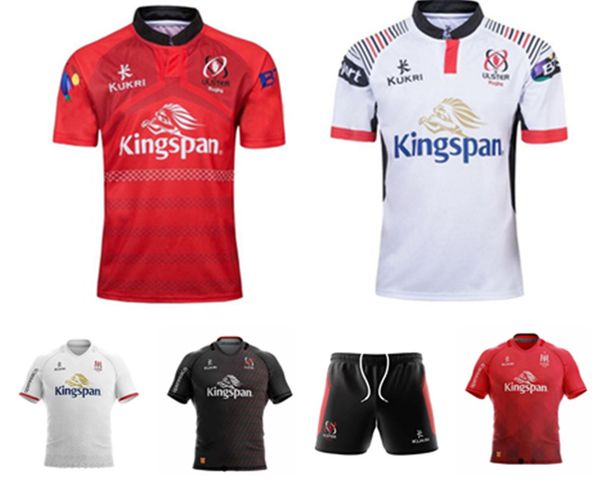 

2021 quality thai ulster rugby jersey 20 21 ulsters home and away european jerseys size s-5xl, Black;gray