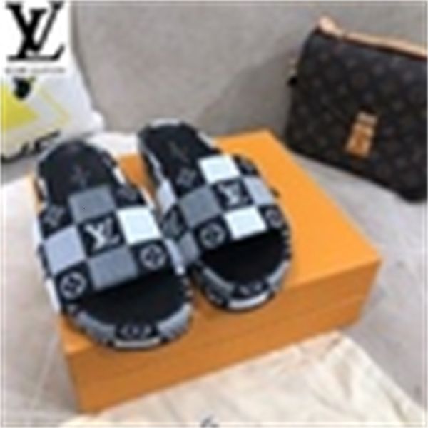 

mules men designer slippers luxury women casual slides handmade walking tennis sandals thongs shoes hi4z, Black;white