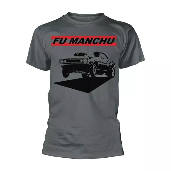

fu manchu muscles licensed men t-shirt, White;black