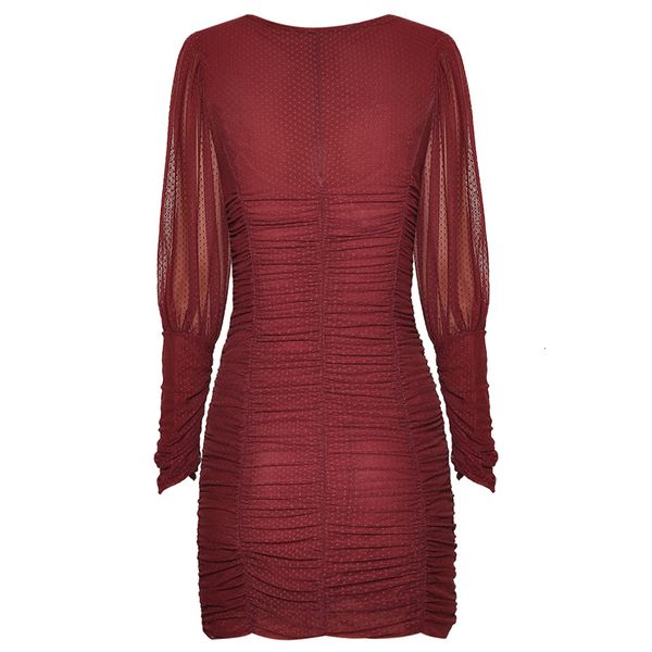 

dress seqinyy runway mini 2021 summer fashion design female manga long dot crochet drape hem, Black;gray