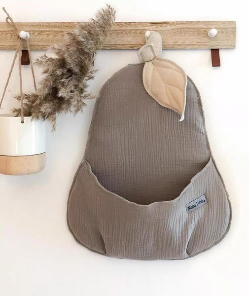 

nordic pear wall hanging storage bag creative decoration children's room bags