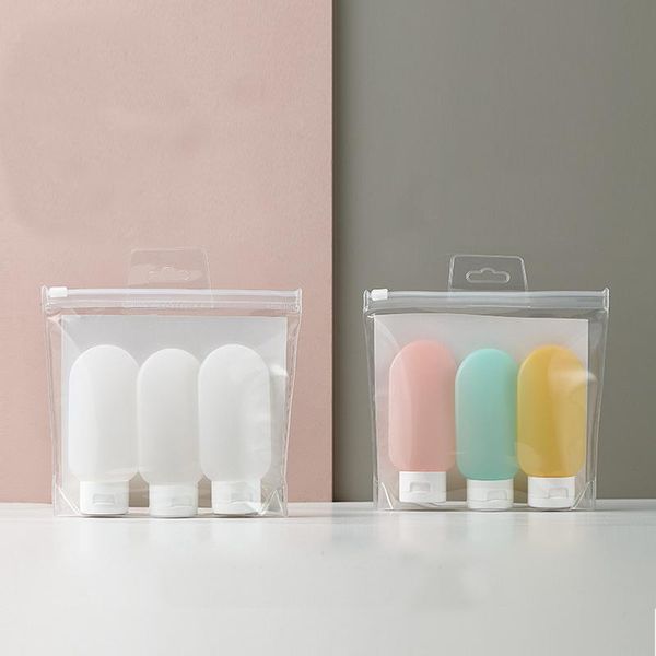 

storage bottles & jars set 60ml*3 tube lotion bottle travel cosmetic sub-bottle