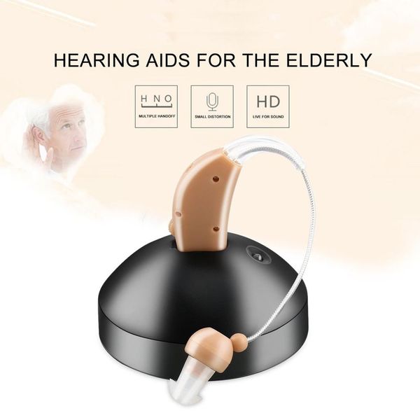 

mini hearing aid ear sound amplifier hearing aids rechargeable hearing aid voice aid for older elderly loss eu us plugsc