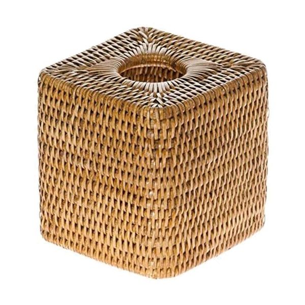 

tissue boxes & napkins autumn rattan woven box, handmade paper storage box