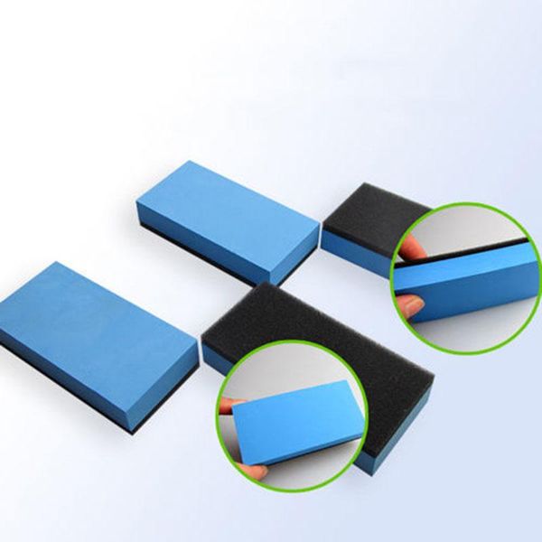 

set car coating sponges waxing 7.5*5*1.5cm applicator blue+black sponge