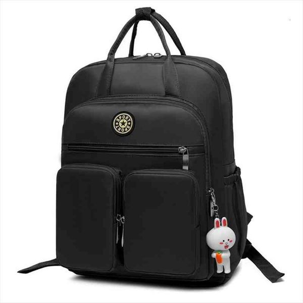

women nylon backpack large capacity travel backpacks casual big bag multi-function deisgn mummy bags school bookbag for girls