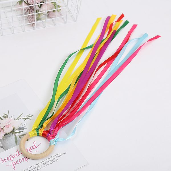 

children's ribbon colorful hand kite toy british popular kite