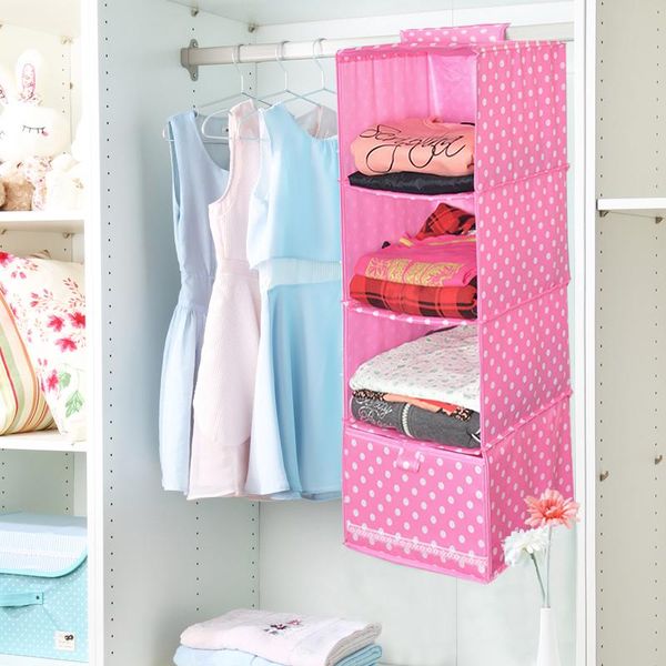 

storage boxes & bins organizadores vacuum bag box washable color organizer collection hanging accessory shelves, 4-shelf 607