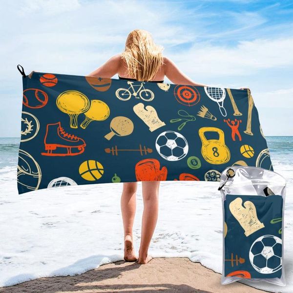 

quick drying pocket towel sports portable water absorbent no pilling bath