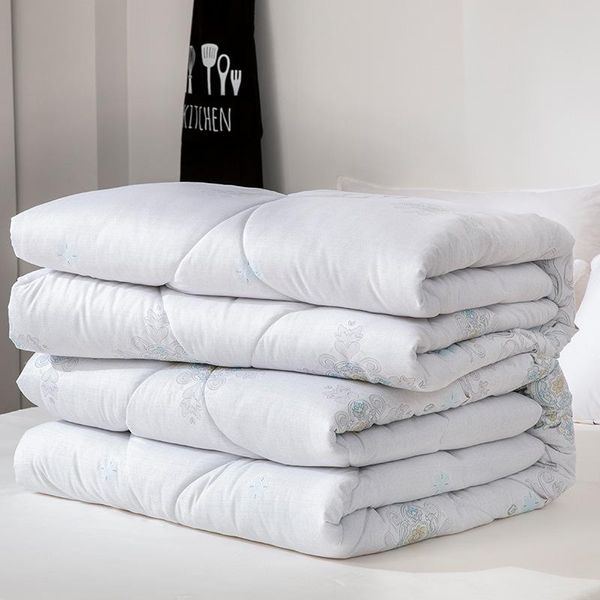 

comforters & sets feather velvet quilt plus size 229x230cm four season tencel air conditioner student printed colcha