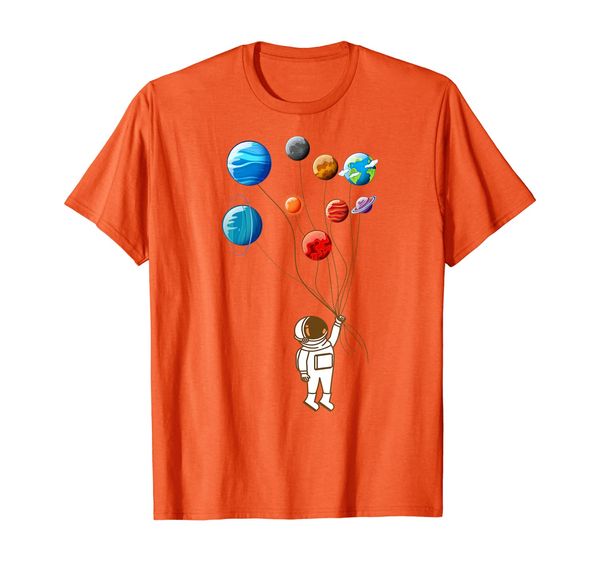 

Astronaut Planets Balloons Funny Solar Space Party T-Shirt, Mainly pictures