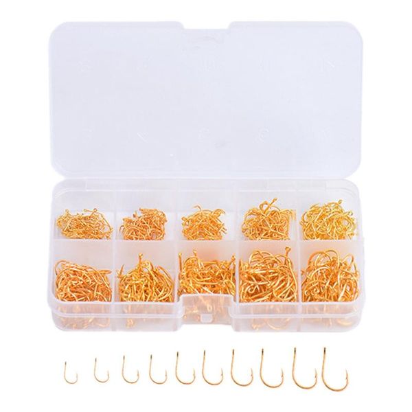 

fishing hooks leo 600 pcs/box fishhooks carp accessory flat head 3 -12