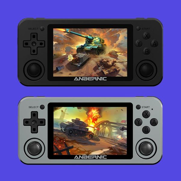 

retro metal shell built-in wifi module portable rk3326 handheld 64gb players game