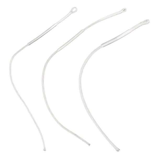 

10pcs braided loop connector fishing line 20lb nylon braid